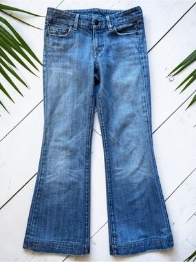 Citizens of Humanity Low Waist Full Leg Jeans Size 24 Y2K Flare Medium Wash